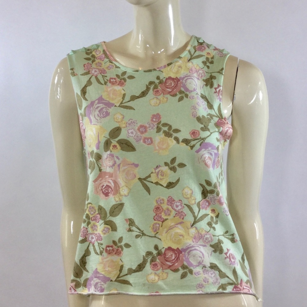 H&M Conscious Collection Rose Print Tank Top